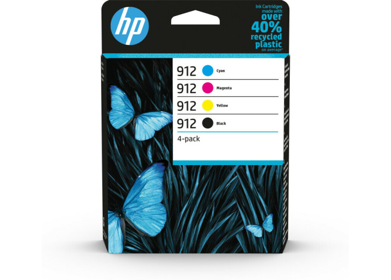 HP No.912 4-Pack C,M,Y,K 17ml (Origineel)