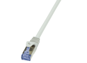 RJ45 15.00m Grijs Cat6A S/FTP LogiLink