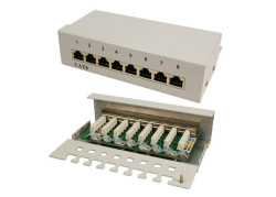 TOE Patch Panel Desktop 8-port CAT6 Grijs LogiLink