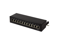 TOE Patch Panel Desktop 12-port CAT6 STP LogiLink Zw