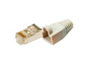 Patchstekker RJ45 Cat5e Shielded 10st LogiLink Grijs