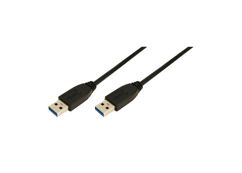 USB 3.0 A <--> A 2.00m LogiLink Zwart