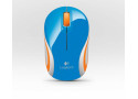 Logitech M187 Optical USB Blauw-Oranje Retail Wireless