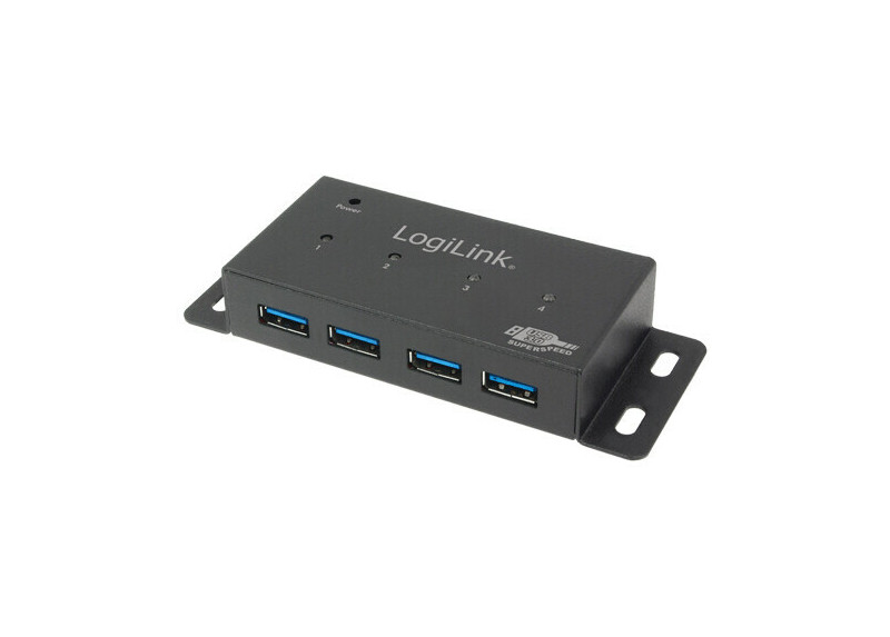 LogiLink 4 Port, USB-A 3.0 actief