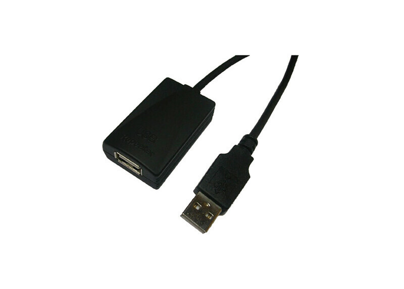 USB 2.0 A --> A 5.00m Verlenging LogiLink + versterker