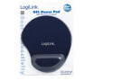 Mousepad LogiLink Wristpad Blauw