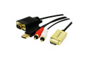 HDMI (M) --> VGA / Audio / USB2.0 2.00m LogiLink