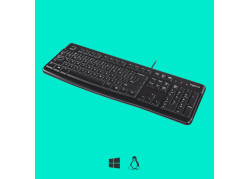 BE KB Logitech K120 Zwart bedraad Retail