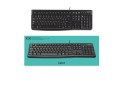 BE KB Logitech K120 Zwart bedraad Retail