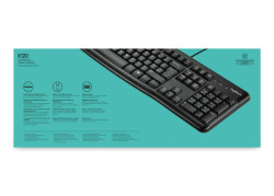 BE KB Logitech K120 Zwart bedraad Retail