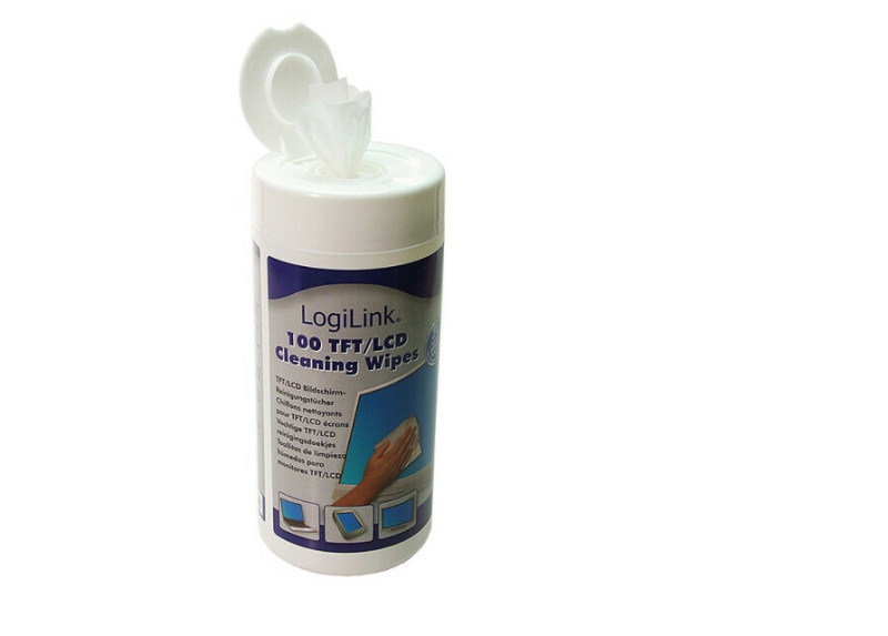 LogiLink Cleaning Wipes voor Beeldschermen 100st. groot