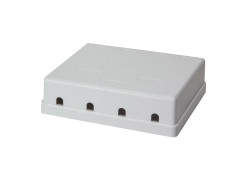 TOE Keystone Surface Mount Box 4 ports UTP LogiLink