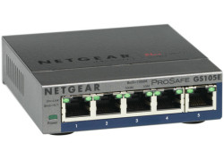 Netgear ProSAFE Managed Plus Switch - GS105E - 5 Gigabit Ethernet poorten