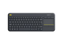 BE KB Logitech K400 Touch Plus Zwart draadloos Retail