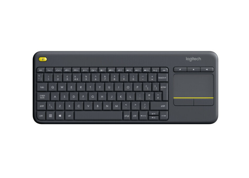 BE KB Logitech K400 Touch Plus Zwart draadloos Retail