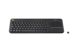 BE KB Logitech K400 Touch Plus Zwart draadloos Retail