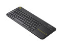 BE KB Logitech K400 Touch Plus Zwart draadloos Retail