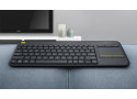 BE KB Logitech K400 Touch Plus Zwart draadloos Retail