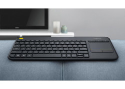 BE KB Logitech K400 Touch Plus Zwart draadloos Retail