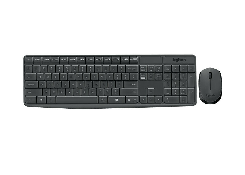 BE DT Logitech MK235 Zwart draadloos Retail