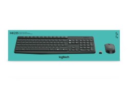 BE DT Logitech MK235 Zwart draadloos Retail