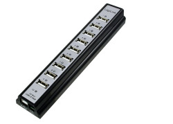 LogiLink 10 Port, USB-A 2.0 actief