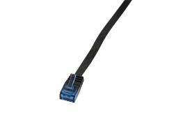 RJ45 10.00m Zwart Cat5e U/UTP Flat LogiLink