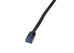 RJ45 5.00m Zwart Cat5e U/UTP Flat LogiLink