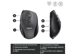 Logitech M705 Laser USB Zwart bruine doos Wireless