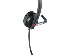 Logitech H650E Headset Hoofdband Zwart, Zilver