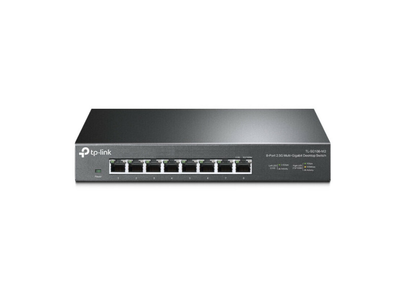 TP-Link 8Port 2,5Gb Metalen behuizing