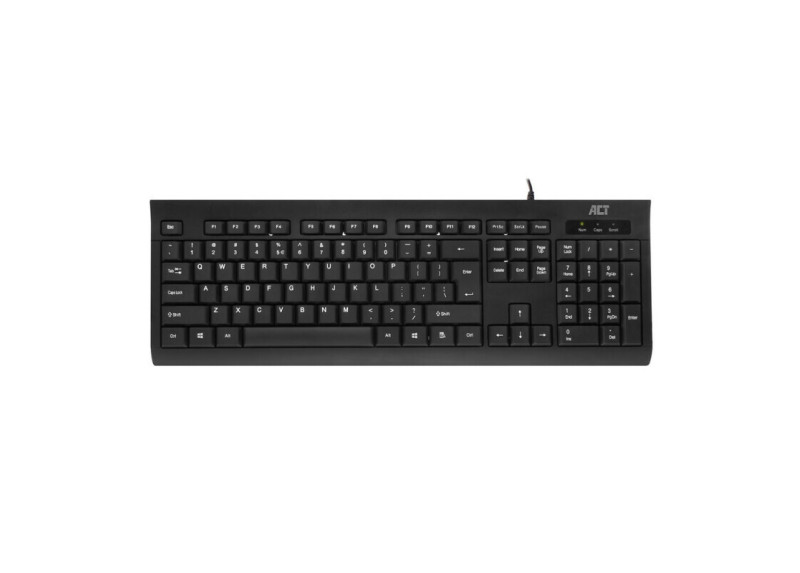 ACT AC5410 toetsenbord USB QWERTY Amerikaans Engels Zwart