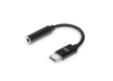 ACT AC7380 audio kabel tussenstuk 0,11 m 3.5mm USB Type-C Zwart