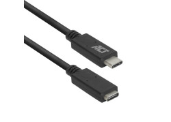 ACT AC7412 USB-kabel 2 m USB 3.2 Gen 1 (3.1 Gen 1) USB C Zwart