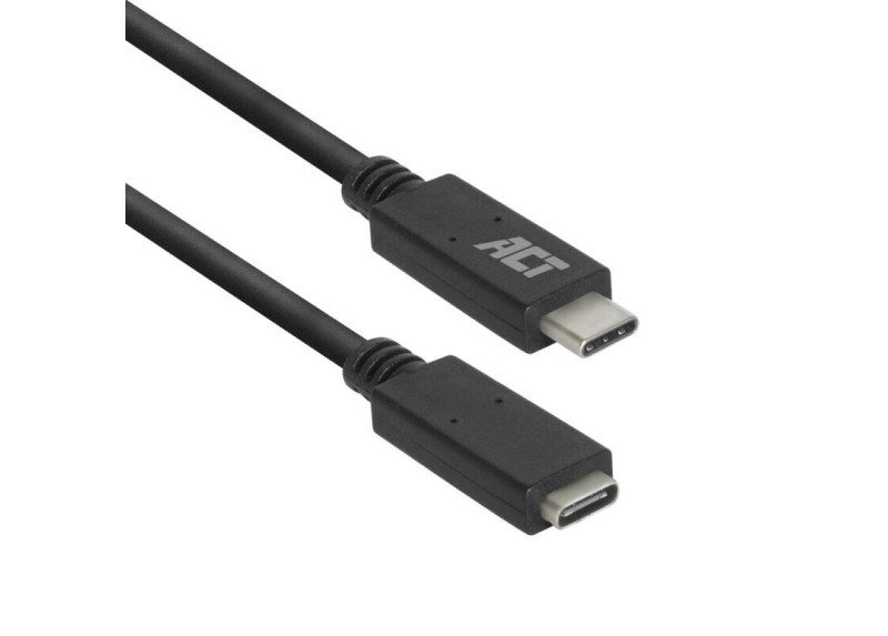 ACT AC7412 USB-kabel 2 m USB 3.2 Gen 1 (3.1 Gen 1) USB C Zwart