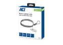 ACT AC9025 kabelslot Metallic 2 m