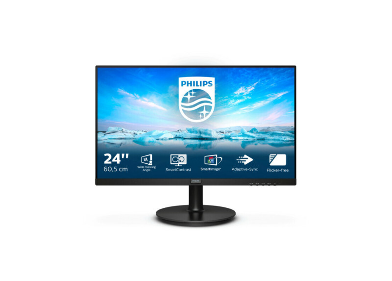 24" Philips 242V8LA/00 FHD/DP/HDMI/VGA/Speaker/VA