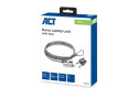 ACT AC9030 kabelslot Metallic 2 m