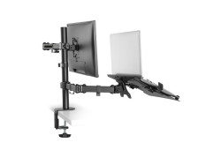 ACT AC8305 notebookstandaard Notebook & monitorarm Zwart 39,6 cm (15.6")