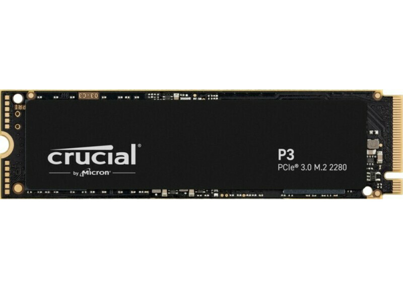 1TB M.2 PCIe NVMe Crucial P3 3500/3000