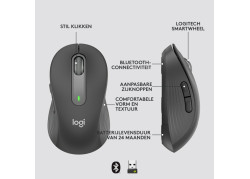 Logitech M650 (L) Optical Bluetooth Zwart Ret. Wireless