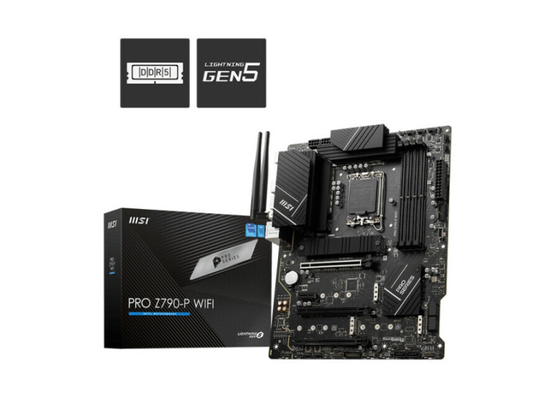 MSI 1700 PRO Z790-P WIFI - DDR5/4xM.2/DP/HDMI/ATX