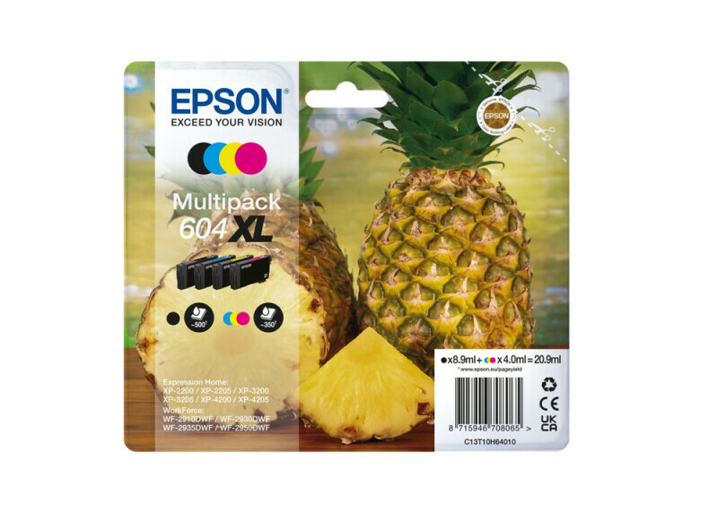 Epson 604XL MultipackZ/C/M/G 20,9ml(Origineel) pineapple