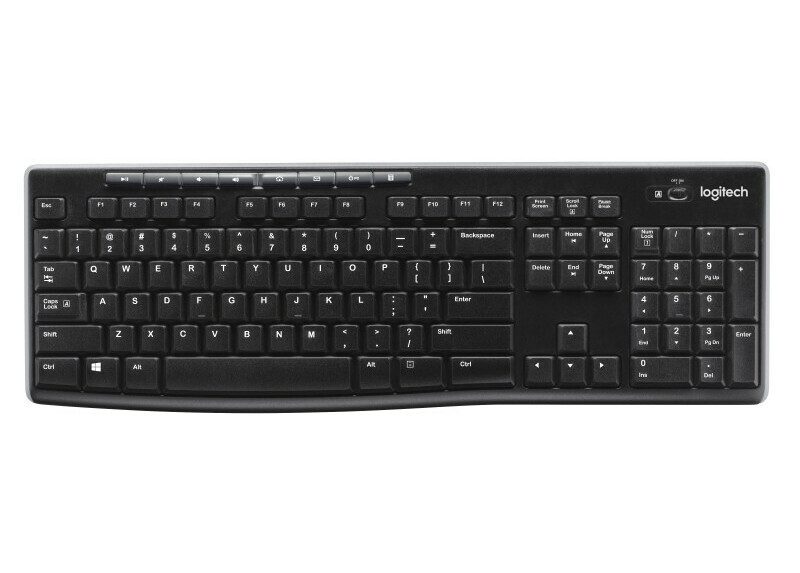 DE KB Logitech K270 Zwart draadloos Retail