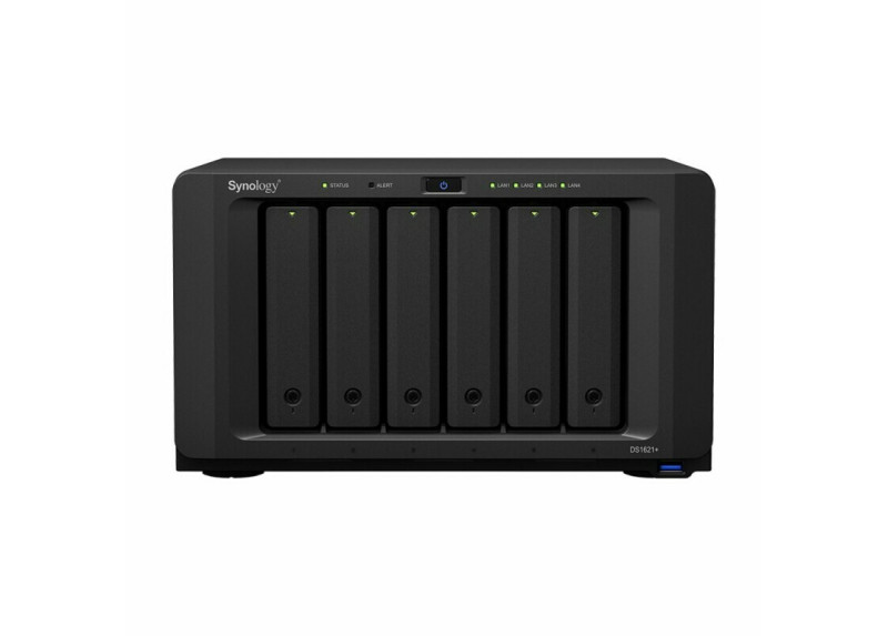 Synology DiskStation DS1621+ data-opslag-server NAS Desktop Ethernet LAN Zwart V1500B