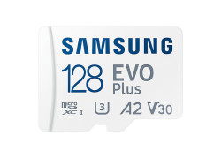 SDXC Card Micro 128GB Samsung UHS-I U3 EVO Plus