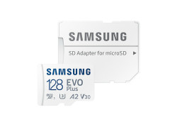 SDXC Card Micro 128GB Samsung UHS-I U3 EVO Plus