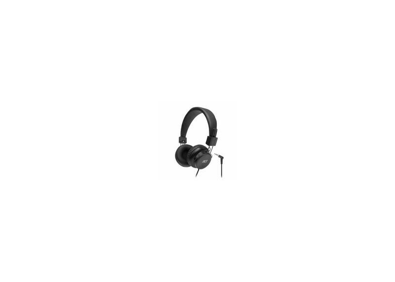 ACT AC9300 hoofdtelefoon/headset Hoofdtelefoons Bedraad Hoofdband Muziek Zwart