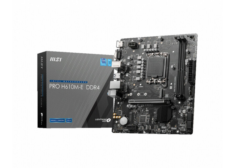 MSI 1700 PRO H610M-E DDR4 - DDR4/M.2/HDMI/VGA/ÂµATX