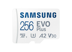 SDXC Card Micro 256GB Samsung UHS-I U3 EVO Plus